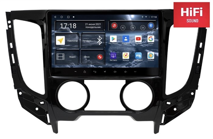 Штатная магнитола Redpower 75425 Hi-Fi 8/256 ГБ для Mitsubishi L200 2015-2019 на Android 10.0 с кондиционером - фото 370508