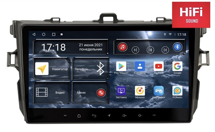 Штатная магнитола Redpower 75163 Hi-Fi 8/256 ГБ для Toyota Corolla X (E140, E150) 2006-2013 на Android 10.0 - фото 370728