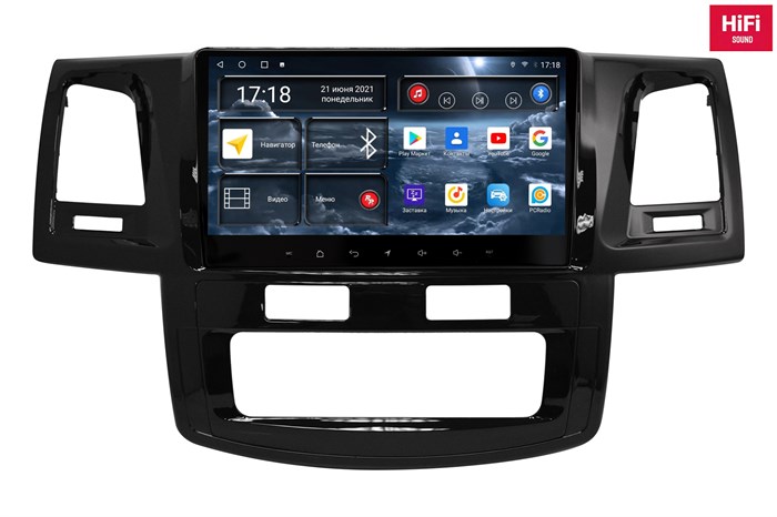 Штатная магнитола Redpower 75269 Hi-Fi 8/256 ГБ для Toyota Fortuner, Hilux (2005-2015) на Android 10.0 - фото 370748