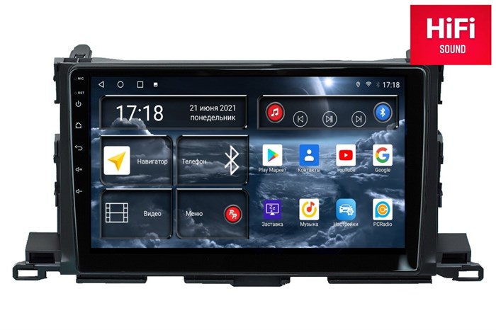 Штатная магнитола Redpower 75184 Hi-Fi 8/256 ГБ для Toyota Highlander (U50) 2014-2019 на Android 10.0 - фото 370758