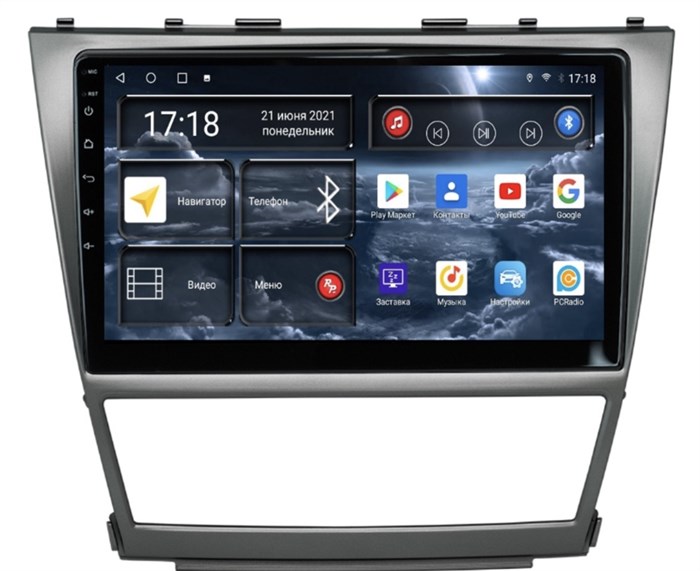 Штатная магнитола Redpower 75064 Hi-Fi 8/256 ГБ для Toyota Camry V40 2006-2011 климат под рынок США на Android 10.0 - фото 370959