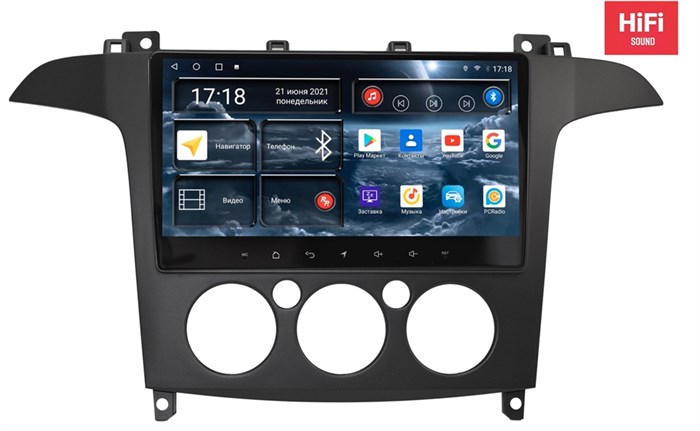 Штатная магнитола Redpower 75135M Hi-Fi 8/256 ГБ для Ford S-Max I (2006-2015) с кондиционером на Android 10.0 - фото 371308