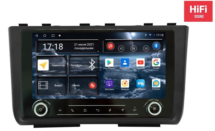 Штатная магнитола Redpower K75125 Hi-Fi 8/256 ГБ для Hyundai Creta 2021-2024 на Android 10.0 - фото 372051