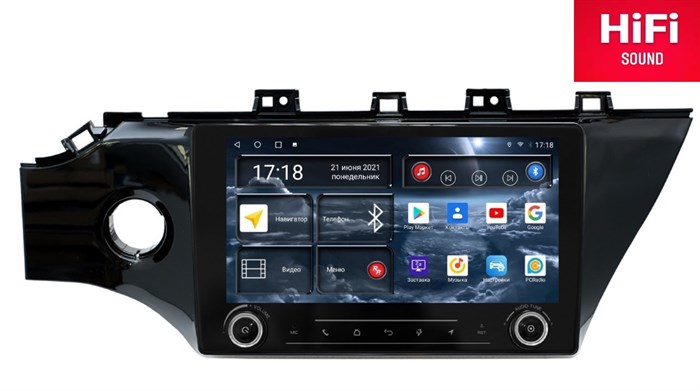 Штатная магнитола Redpower K75206 Hi-Fi 8/256 ГБ для KIA Rio IV 2017-2020 на Android 10.0 - фото 372240