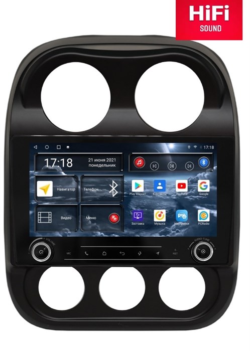 Штатная магнитола Redpower K75316 Hi-Fi 8/256 ГБ для Jeep Compass I 2011-2016 на Android 10.0 - фото 372418