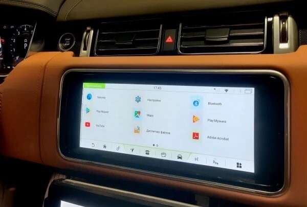 Навигационный блок Carmedia HLA-501 Range Rover Velar, Sport, Evoque 2020 на Android 10.0 - фото 372762