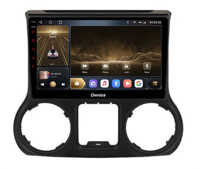 Автомагнитола CarMedia OL-1258-1-Q для Jeep Wrangler 2010-2015 на Android 10.0 - фото 376963
