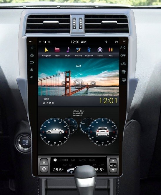 CarMedia ZF-1805-DSP Tesla-Style для Toyota Land Cruiser Prado 150 2017-2020 на Android 9.0 - фото 377594