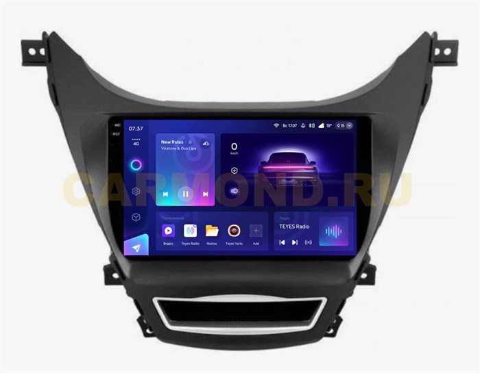 Штатная магнитола Teyes CC3 2K 4/64 ГБ для Hyundai Elantra 2011-2014 на Android 10.0 - фото 378676