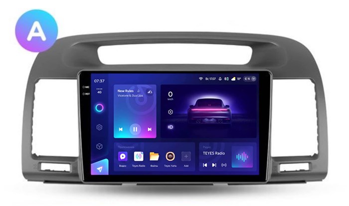 Штатная магнитола Teyes CC3 2K 4/64 ГБ для Toyota Camry V30 2001-2006 темно-серый на Android 10.0 - фото 379266