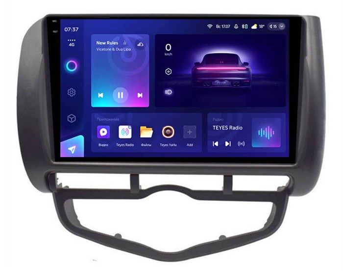 Штатная магнитола Teyes CC3 2K 4/64 ГБ для Honda Fit 2001 - 2007 на Android 10.0 - фото 379501