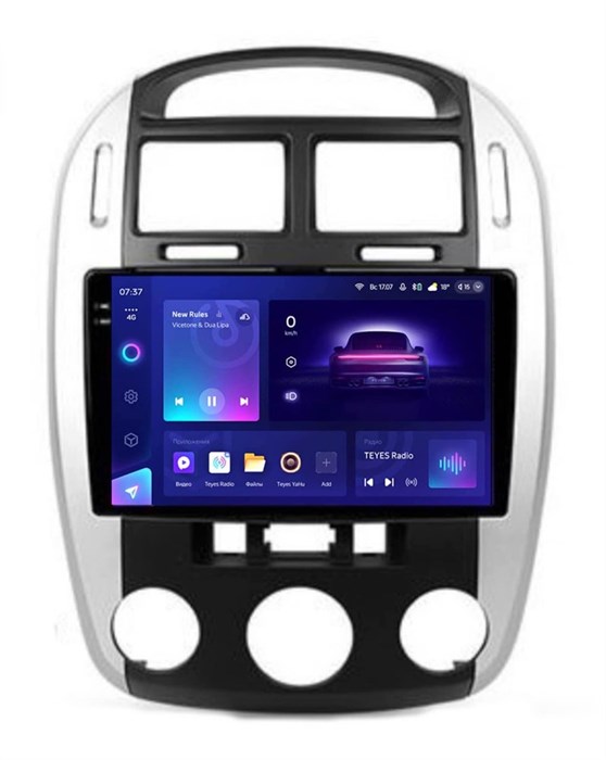 Штатная магнитола Teyes CC3 2K 6/128 ГБ для KIA Cerato 2003-2008 на Android 10.0 - фото 380326