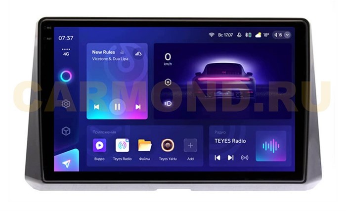 Штатная магнитола Teyes CC3 2K 6/128 ГБ для Toyota Corolla XII 2019-2025 на Android 10.0 - фото 380332