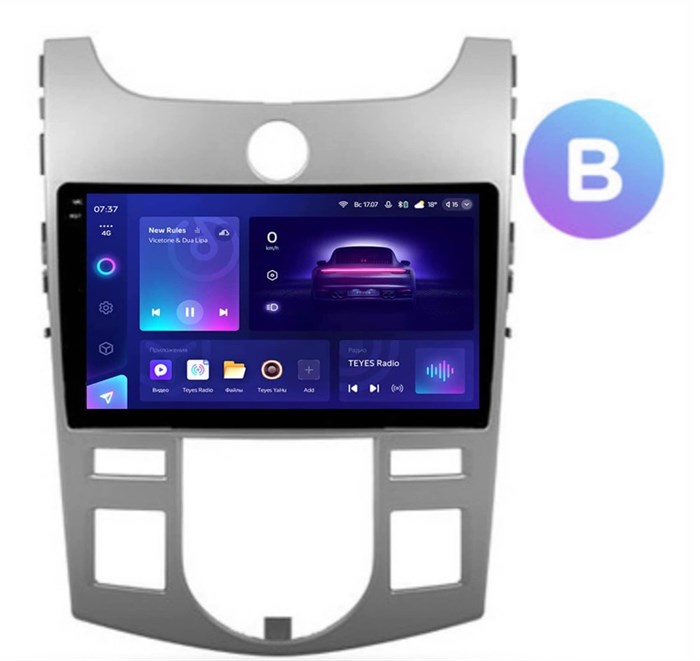 Штатная магнитола Teyes CC3 2K 6/128 ГБ для Kia Cerato II 2009-2013 для авто с климатом на Android 10.0 - фото 380816