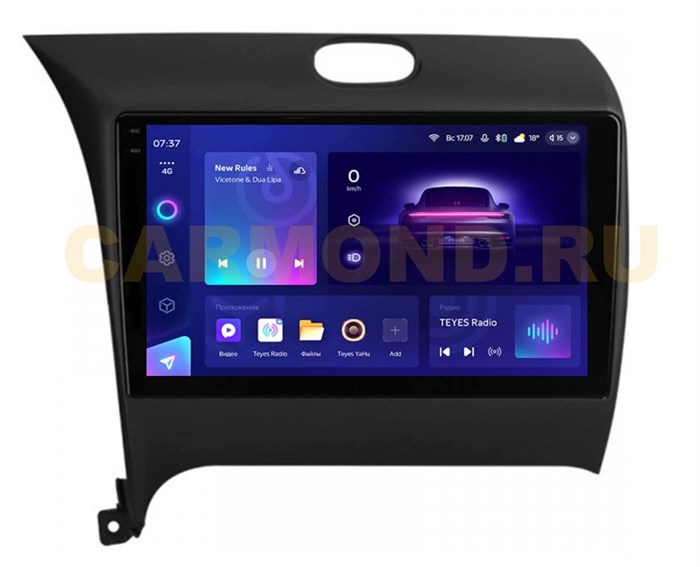 Штатная магнитола Teyes CC3 2K 6/128 ГБ для KIA Cerato III 2013-2018 на Android 10.0 - фото 380834
