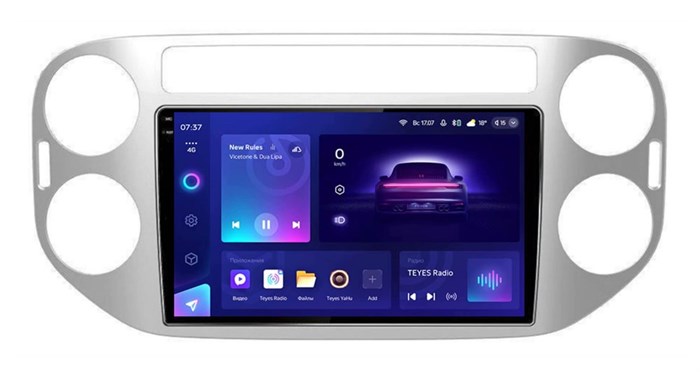 Штатная магнитола Teyes CC3 2K 6/128 ГБ для Volkswagen Tiguan 2007-2016 на Android 10.0 - фото 380930
