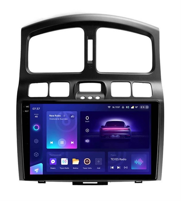 Штатная магнитола Teyes CC3 2K 6/128 ГБ для Hyundai Santa Fe 2000-2006 на Android 10.0 - фото 381128