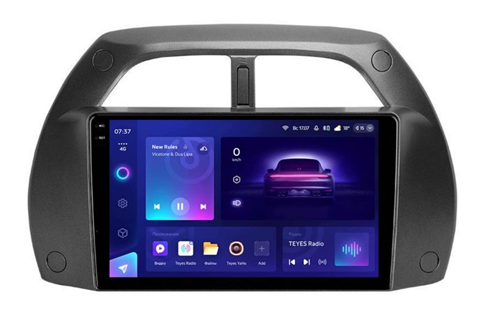 Штатная магнитола Teyes CC3 2K 6/128 ГБ для Toyota RAV4 2000-2006 на Android 10.0 - фото 381344
