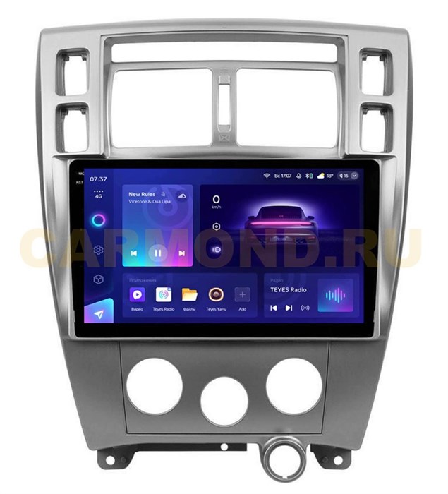 Штатная магнитола Teyes CC3 2K 6/128 ГБ для Hyundai Tucson I 2004-2010 на Android 10.0 - фото 381405