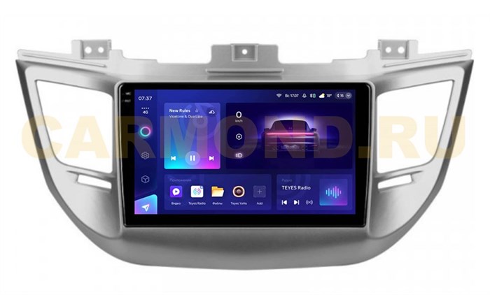 Штатная магнитола Teyes CC3 2K 6/128 ГБ для Hyundai Tucson III 2015-2018 на Android 10.0 - фото 381483