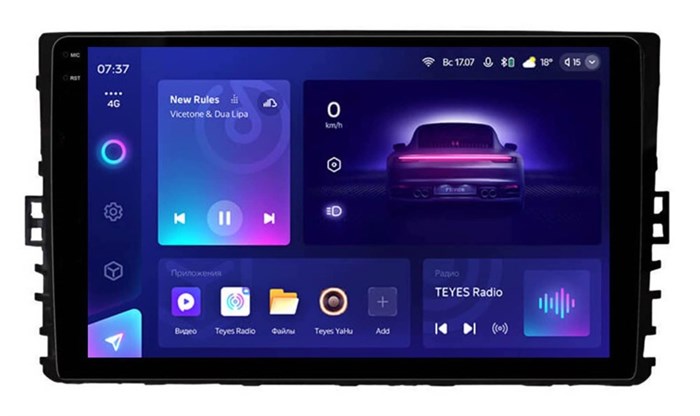 Штатная магнитола Teyes CC3 2K 6/128 ГБ для Volkswagen 2017+ на Android 10.0 - фото 381531