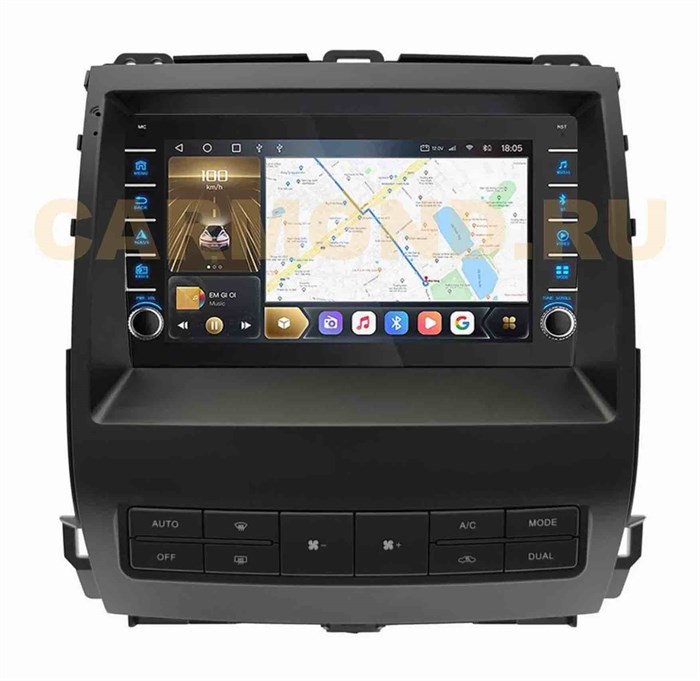 CarMedia SF-9696-2-Q (с кнопками) для Toyota Land Cruiser Prado 120 2002-2009 high на Android 10.0 - фото 383861