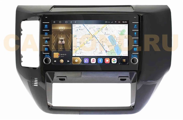 CarMedia SF-9270-Q (с кнопками) для Nissan Patrol 2004-2010 (черный/дерево) на Android 10.0 - фото 384168
