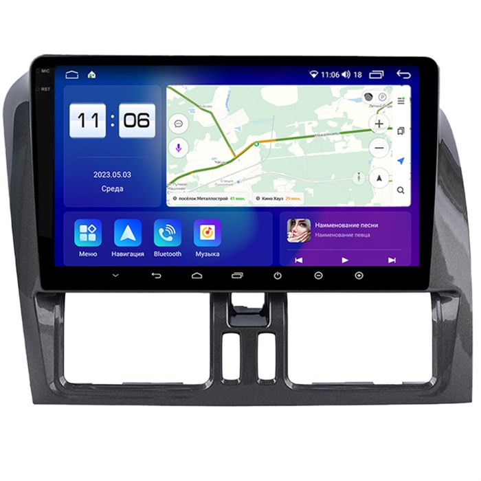 Штатная магнитола Parafar для Volvo XC60 2008-2013 (экран 2K) на Android 11.0 (PF189U2K) - фото 384257