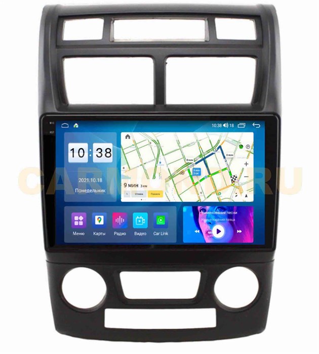 Штатная магнитола Parafar для Kia Sportage 2 2007-2010 (с климат-контролем) (экран 2K) на Android 11.0 (PF536U2K) - фото 384267