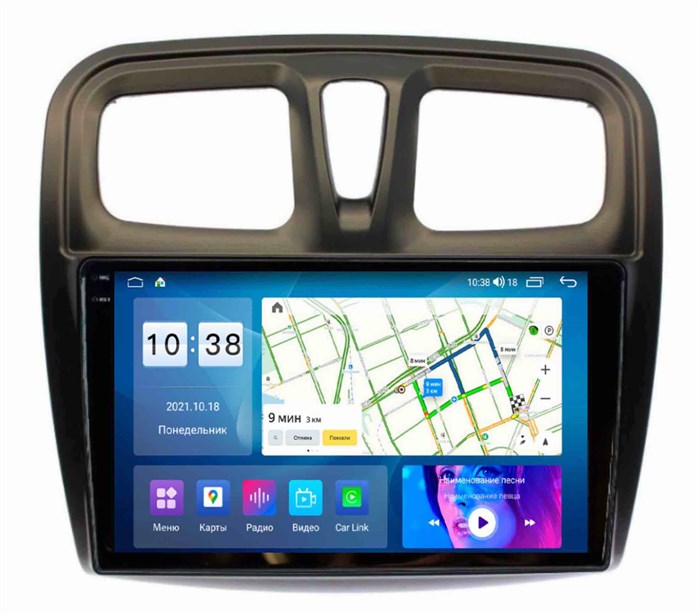 Штатная магнитола Parafar для Renault Logan II, Sandero II 2013-2022 (экран 2K) на Android 11.0 (PF174U2K) - фото 384291