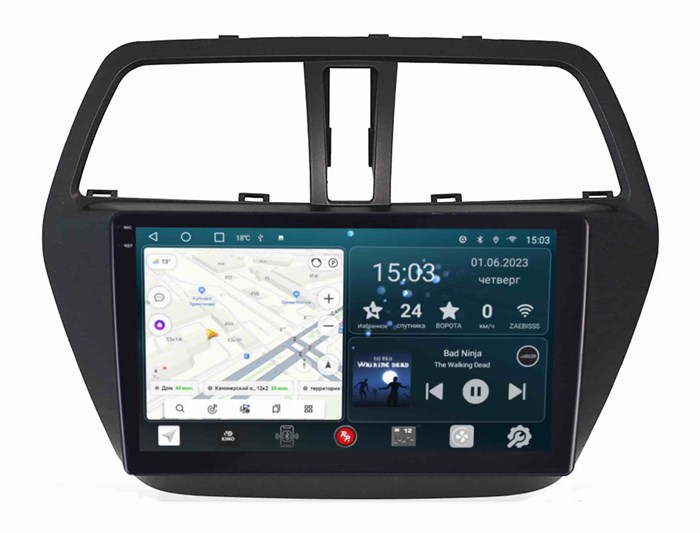 Штатная магнитола Redpower Slim 2K 71052 для Suzuki SX4 II 2013-2022 на Android 10.0 - фото 384715
