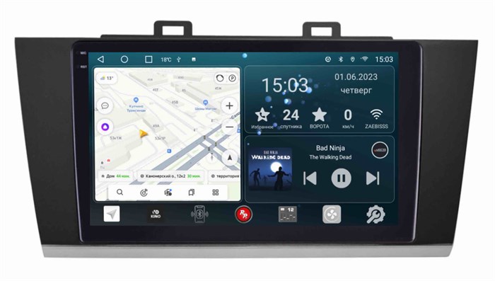 Штатная магнитола Redpower Slim 2K 71562 для Subaru Outback, Legacy 2014-2021 на Android 10.0 - фото 384966