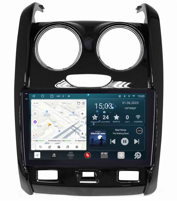 Штатная магнитола Redpower Slim 2K 71260 для Renault Duster 2015-2020 на Android 10.0 - фото 385243
