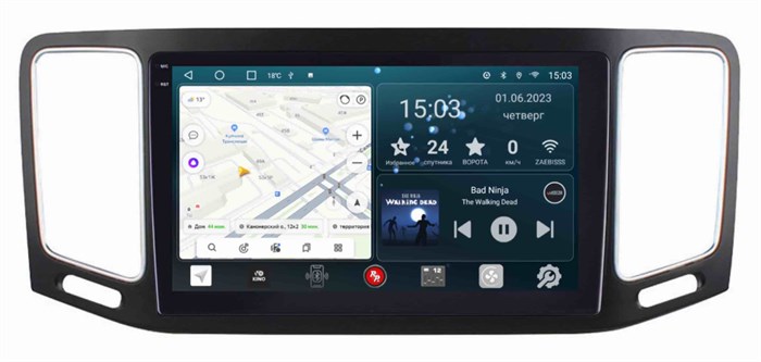 Штатная магнитола Redpower Slim 2K 71355 для Volkswagen Sharan II 2010-2022 на Android 10.0 - фото 385457