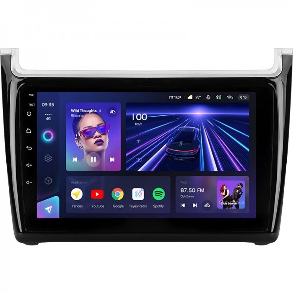 Штатная магнитола Teyes CC3 4/32 ГБ для Volkswagen Polo 5 2009-2019 на Android 10.0 - фото 385965