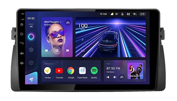 Штатная магнитола Teyes CC3 4/32 ГБ для BMW E46 1997-2006 на Android 10.0 - фото 386494