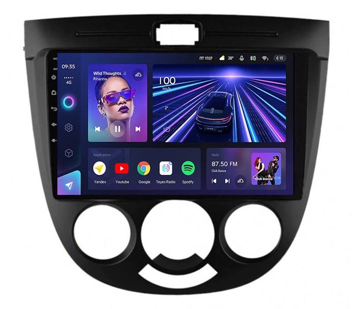 Штатная магнитола Teyes CC3 4/32 ГБ для Chevrolet Lacetti хэтчбек кондей 2004-2013 на Android 10.0 - фото 386517