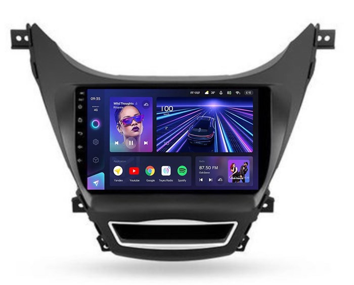 Штатная магнитола Teyes CC3 4/32 ГБ для Hyundai Elantra 2011-2014 на Android 10.0 - фото 386595