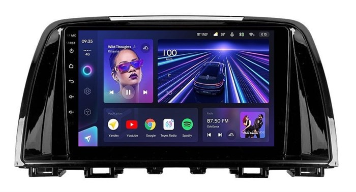 Штатная магнитола Teyes CC3 4/32 ГБ для Mazda 6 III 2012-2015 на Android 10.0 - фото 386761