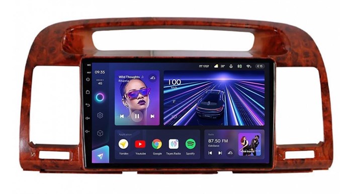 Штатная магнитола Teyes CC3 4/32 ГБ для Toyota Camry V30 2001-2006 дерево на Android 10.0 - фото 386911