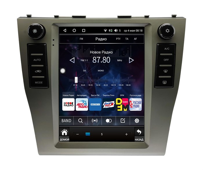 Штатная магнитола Wide Media KS5037QR-4/32 для Toyota Camry 2008 - 2012 (авто с климат контролем) тип 2 на Android 10.0 - фото 387524