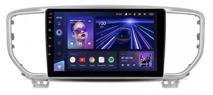 Штатная магнитола Teyes CC3L 4/32 ГБ для KIA Sportage IV 2018-2022 на Android 10.0 - фото 387604