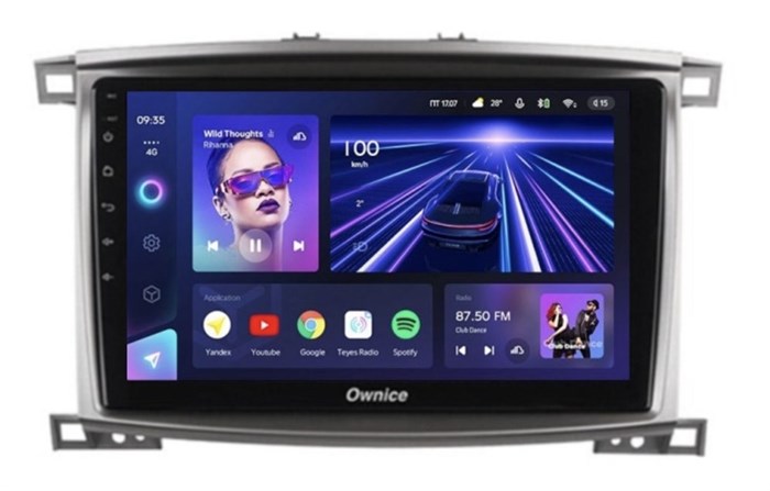 Автомагнитола Teyes CC3L 4/32 ГБ для Toyota Land Cruiser 100 2002-2007 на Android 10.0 - фото 387808
