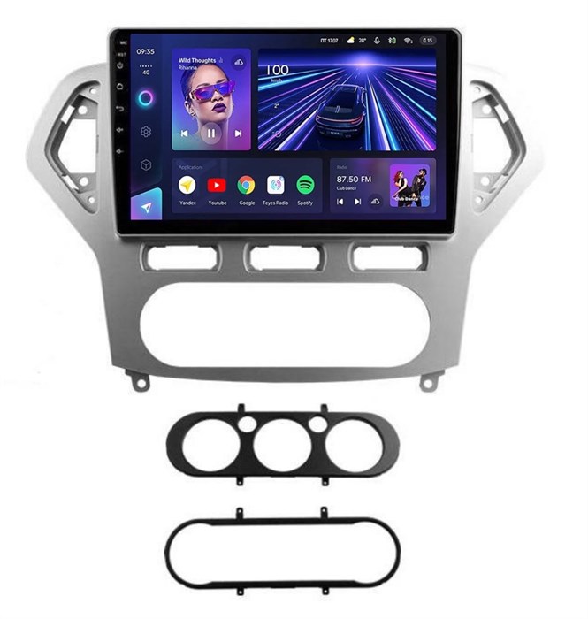 Штатная магнитола Teyes CC3L 4/32 ГБ для Ford Mondeo IV 2007-2010 под кондиционер на Android 10.0 - фото 387897
