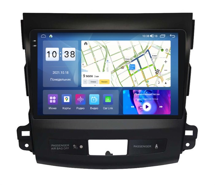 Штатная магнитола Parafar для Mitsubishi Outlander XL 2006-2012 (экран 2K) на Android 11.0 (PF056U2K) - фото 388386