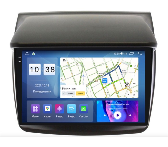 Автомагнитола Parafar для Mitsubishi Pajero Sport II, L200 IV 2006-2015 (экран 2K) на Android 11.0 (PF220U2K) - фото 388388
