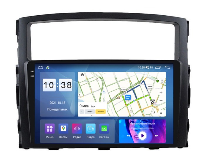 Штатная магнитола Parafar для Mitsubishi Pajero IV 2006-2019 (экран 2K) на Android 11.0 (PF458U2K-Low) - фото 388393
