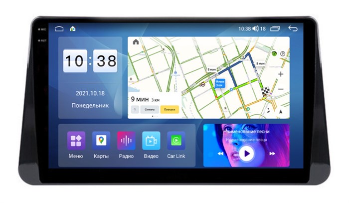 Штатная магнитола Parafar для Nissan Juke I 2014-2019 (экран 2K) на Android 11.0 (PF367U2K-Low) - фото 388395
