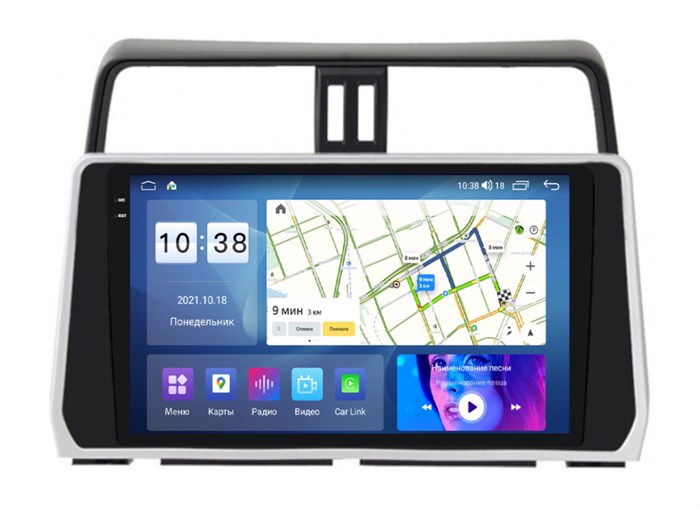 Штатная магнитола Parafar для Toyota Land Cruiser Prado 150 2017-2020 (экран 2K) на Android 11.0 (PF348U2K) - фото 388558