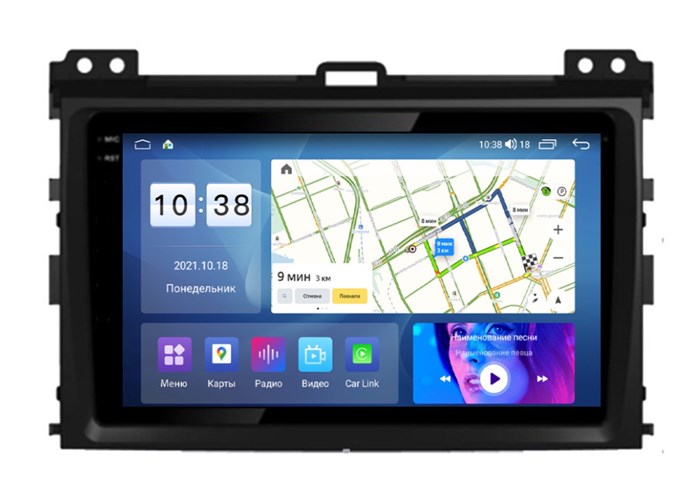 Штатная магнитола Parafar для Toyota Land Cruiser Prado 120 2002-2009 (экран 2K) на Android 11.0 (PF456U2K) - фото 388566